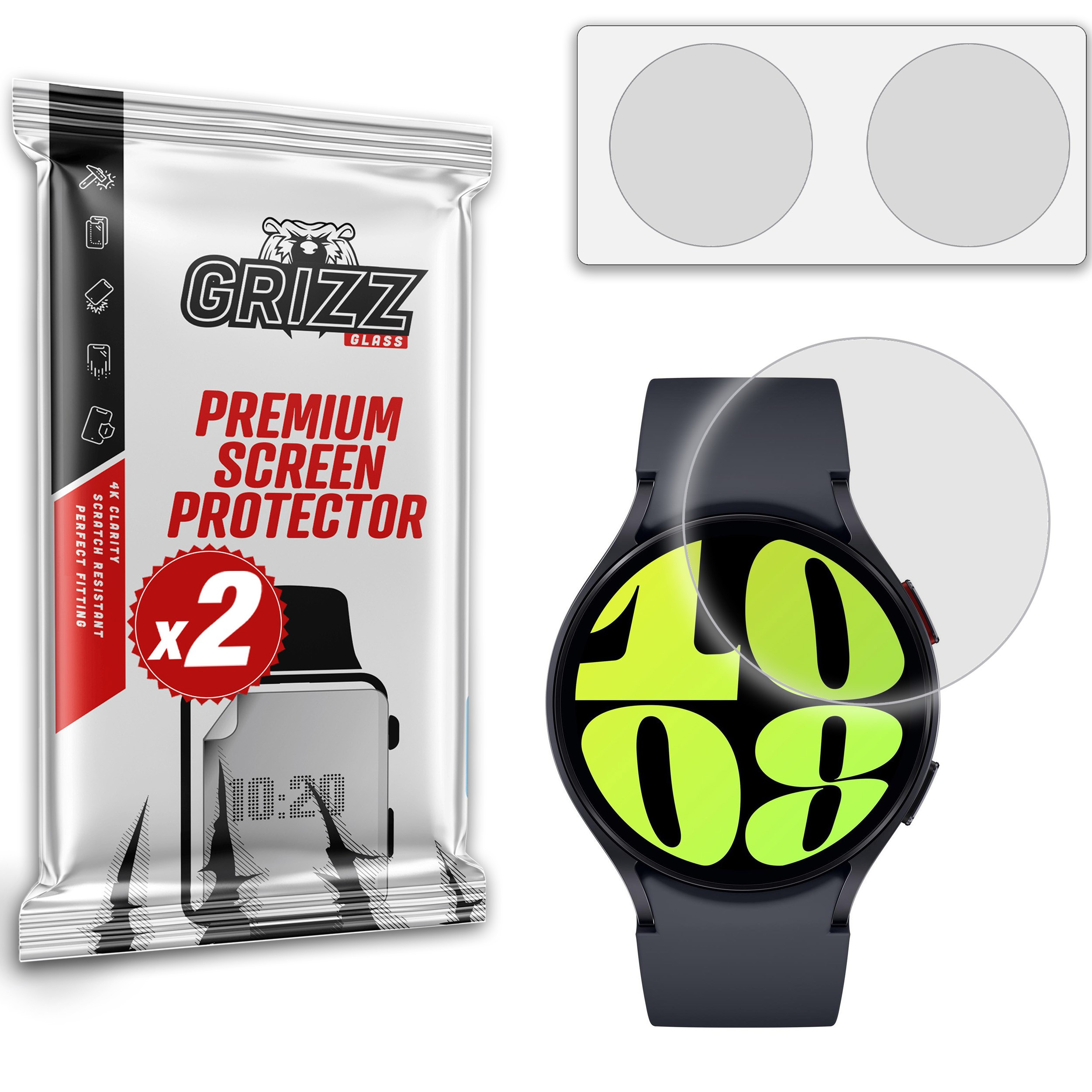 GrizzGlass PaperScreen Samsung Galaxy Watch 6 44mm