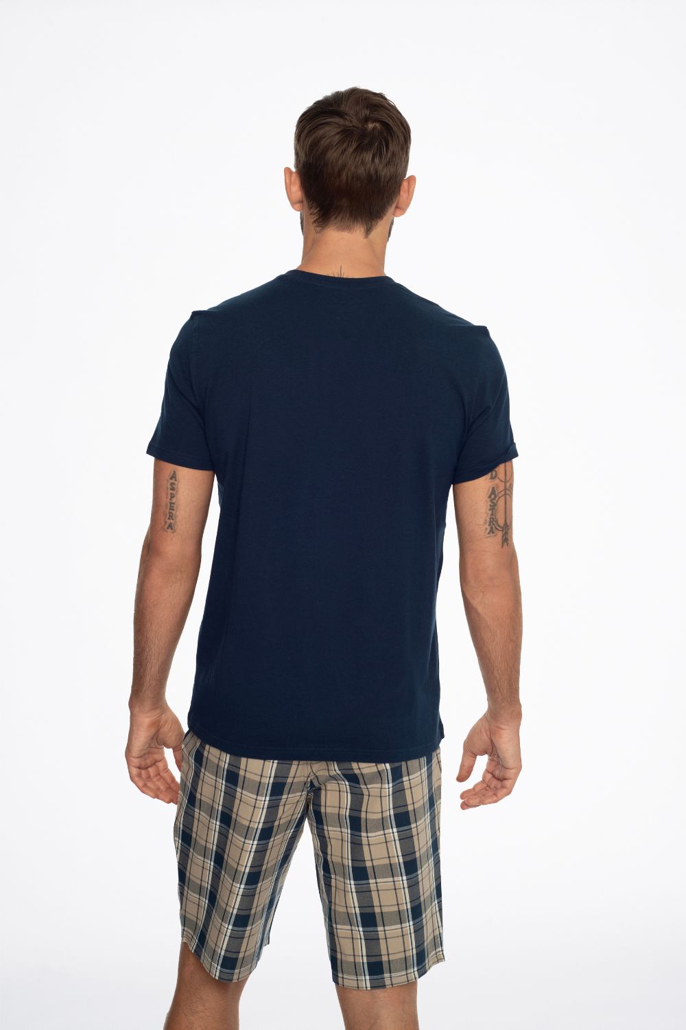  Bathrobe model 192133 Henderson  navy blue