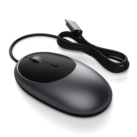 Satechi C1 USB-C Wired Mouse (space gray)