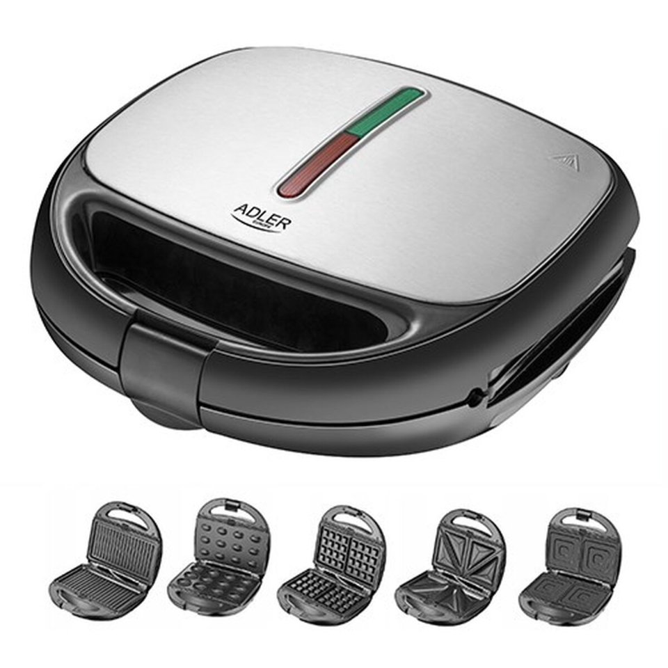 Sandwich Maker Adler AD 3040 Black 1200 W Sandwich Maker Adler AD 3040 Black 1200 W