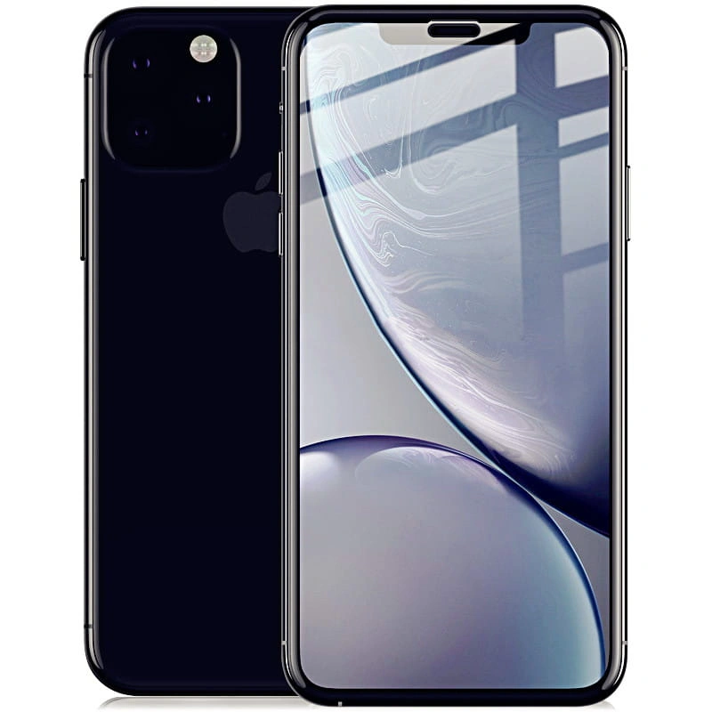 Bizon Glass Edge CF tempered glass - [2 PACK] + lens protection Apple iPhone 11 Pro Max black