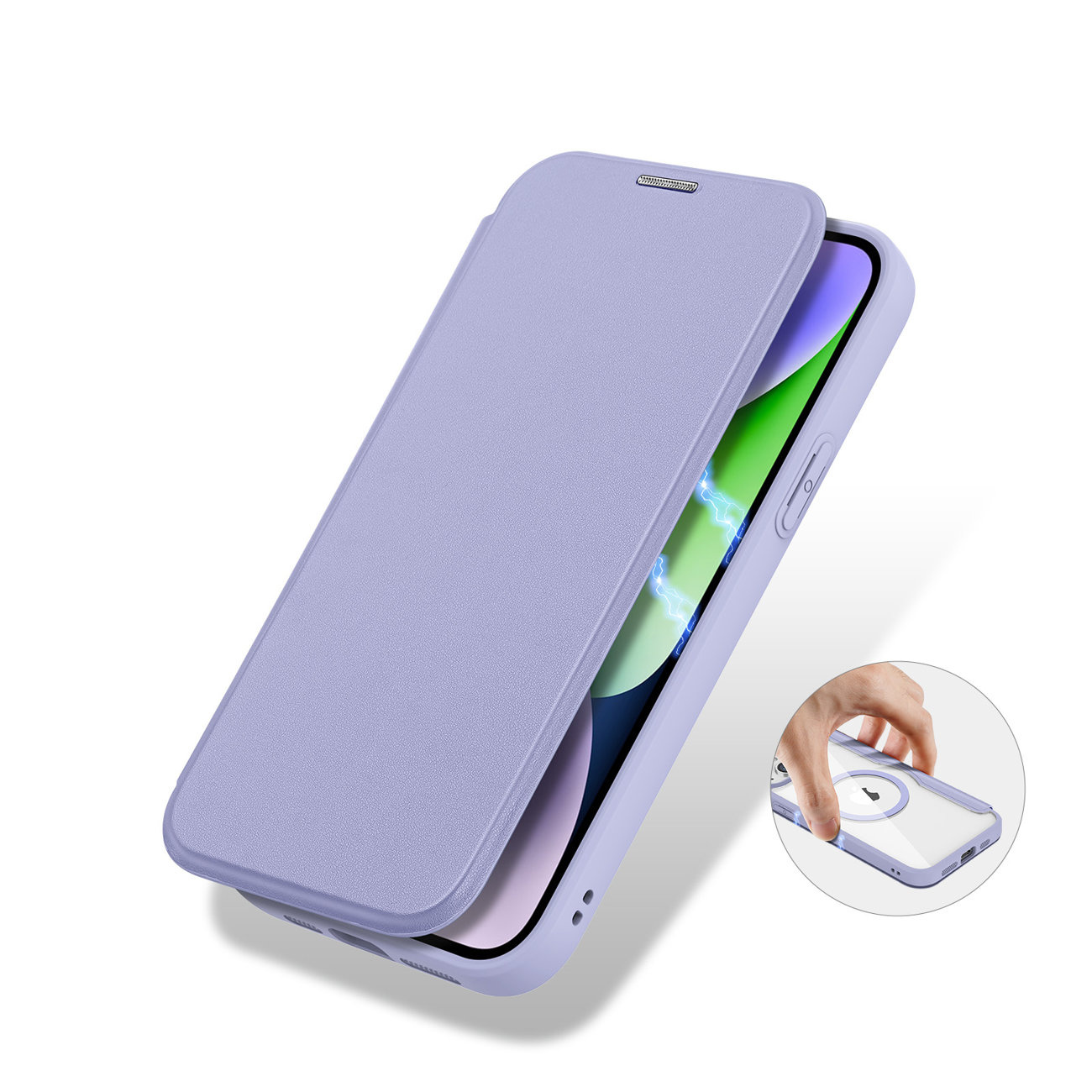 Dux Ducis Skin X Pro MagSafe Apple iPhone 15 purple