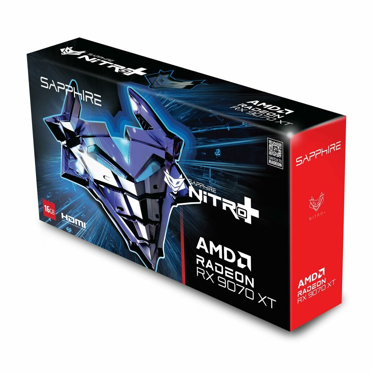 Graphics card Sapphire 11348-01-20G radeon rx 9070 xt 16 GB GDDR6 Graphics card Sapphire 11348-01-20G radeon rx 9070 xt 16 GB GDDR6