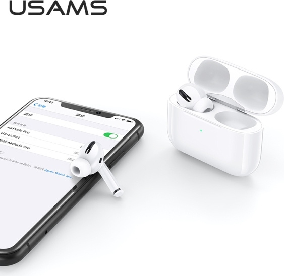 USAMS Earphones Bluetooth 5.0 TWS YS series white BHUYS01