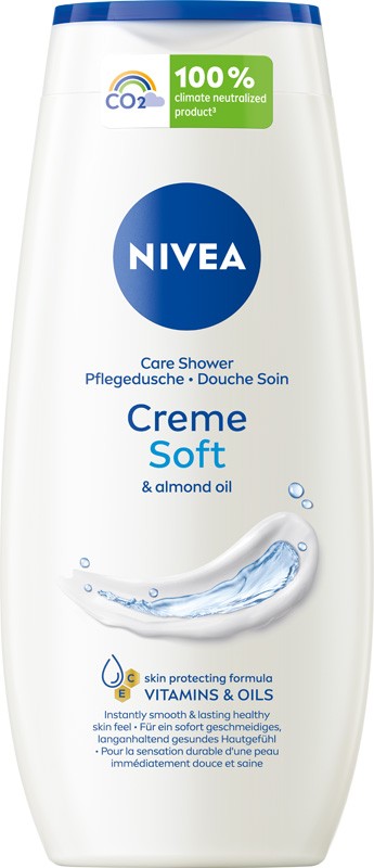 Nivea Cream Shower Kremowy żel pod prysznic z olejkiem migdałowym Creme Soft  250ml