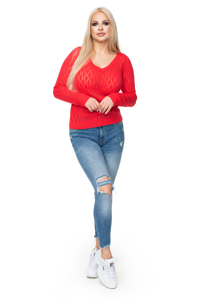  Jumper model 131609 PeeKaBoo  red