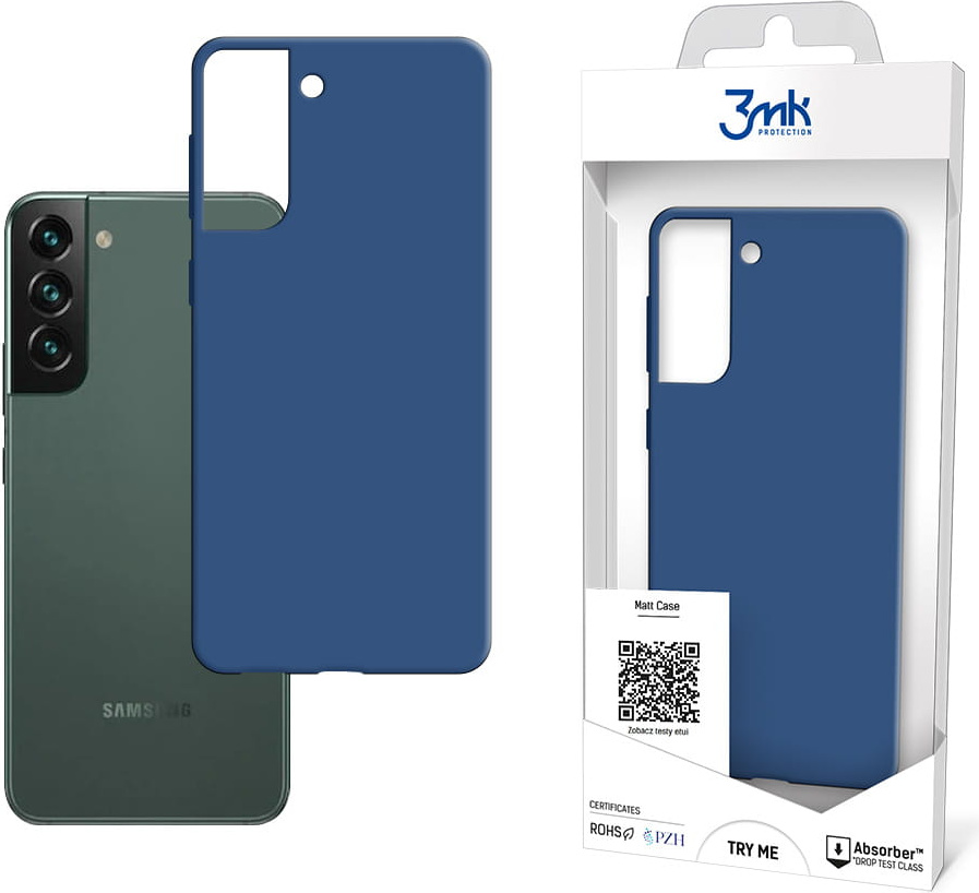 3MK Matt Case Samsung Galaxy S22+ Plus blueberry