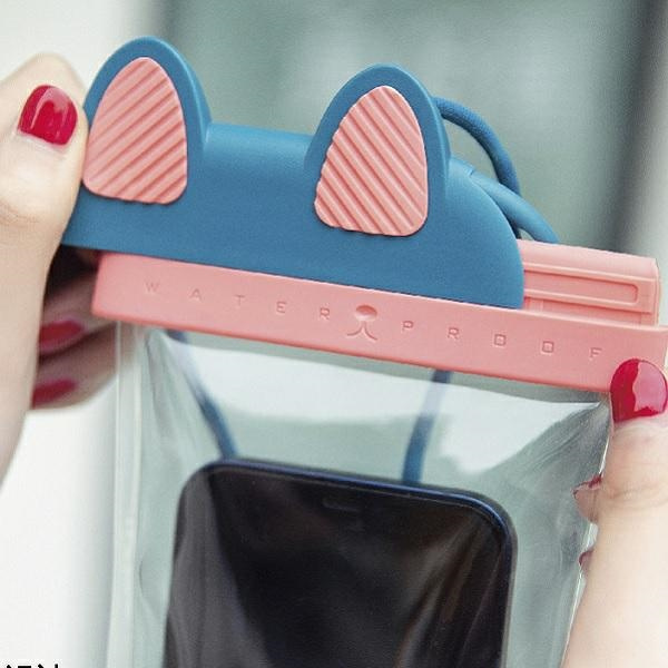 USAMS Waterproof Case 7 inch YD010 blue pink FSD1001