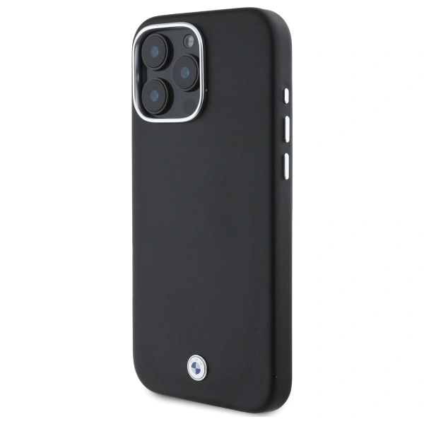 BMW BMHMP16L23PUFWK Apple iPhone 16 Pro hardcase Sign Full Wrapped Metal MagSafe black