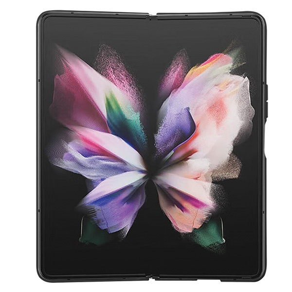 Guess GUHCZFD5P4TDPK Samsung Galaxy Z Fold 5 hardcase Leather 4G Diamond Triangle black