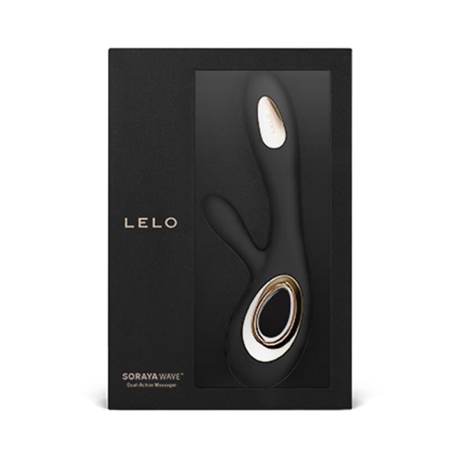 LELO SORAYA WAVE DEEP RABBIT VIBRATOR BLACK