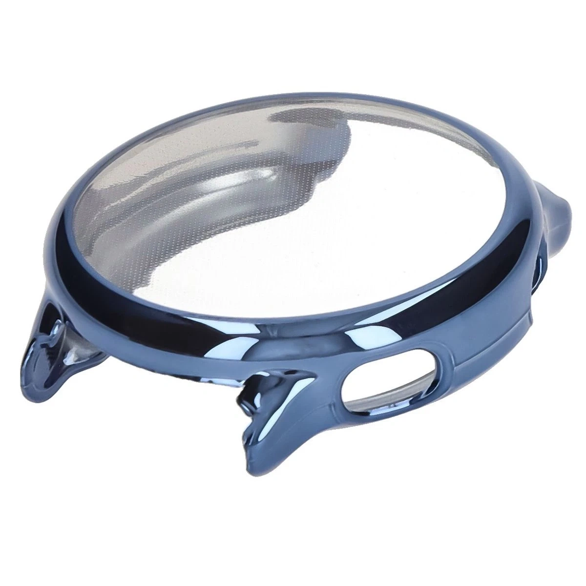 Etui z osłoną ekranu Bizon Case Watch Felipe do Garmin Vivoactive 6 niebieskie