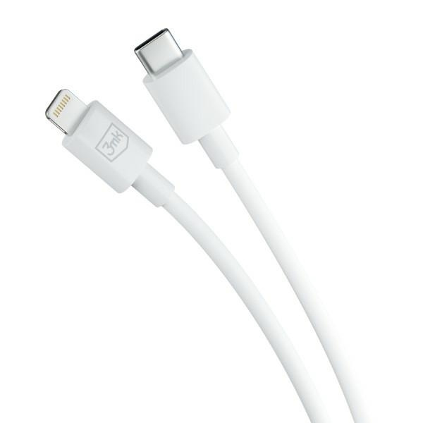 3MK cable Hyper USB-C / Lightning 20W 1.2m white