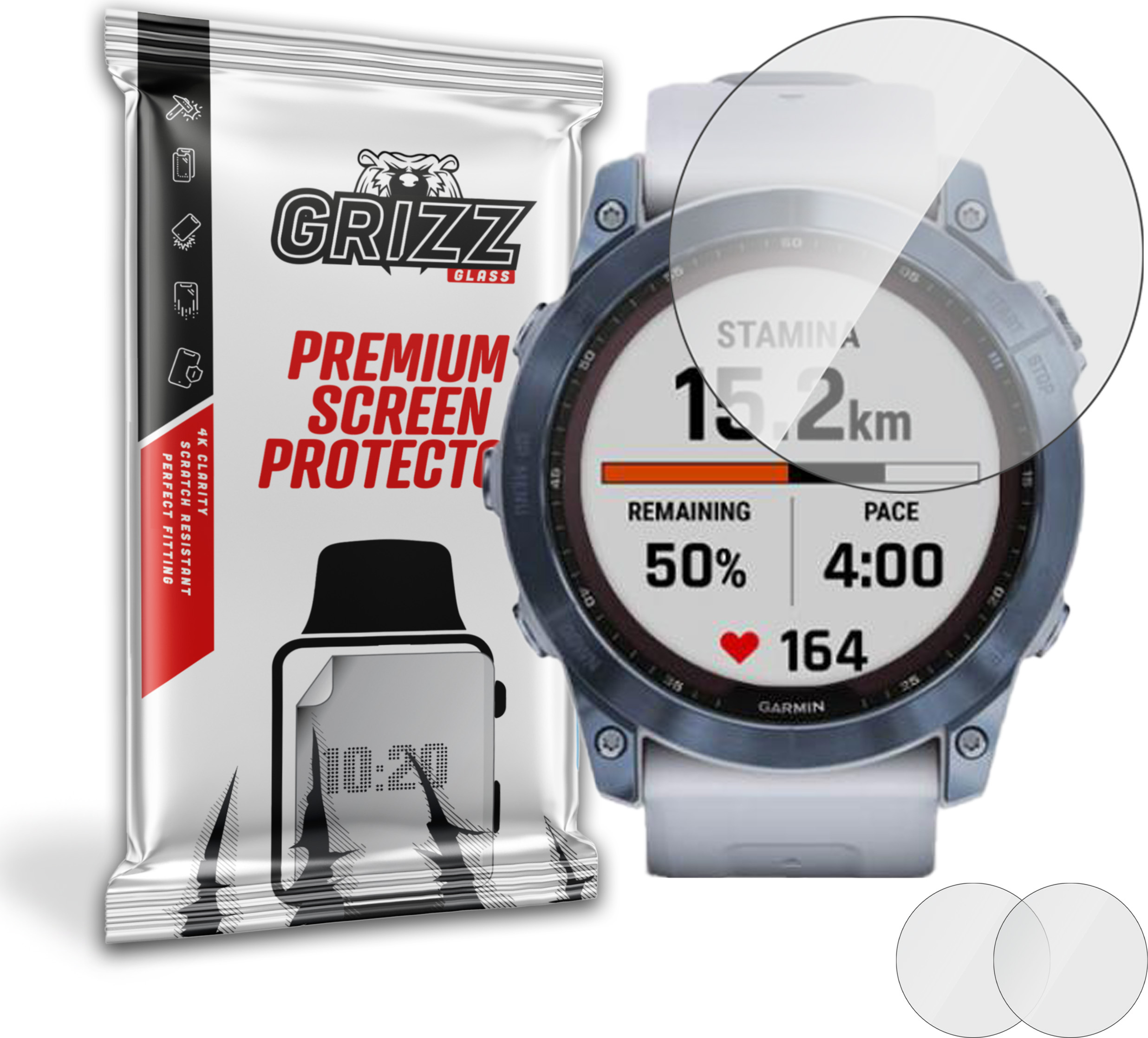 GrizzGlass HybridGlass Garmin Fenix 7X