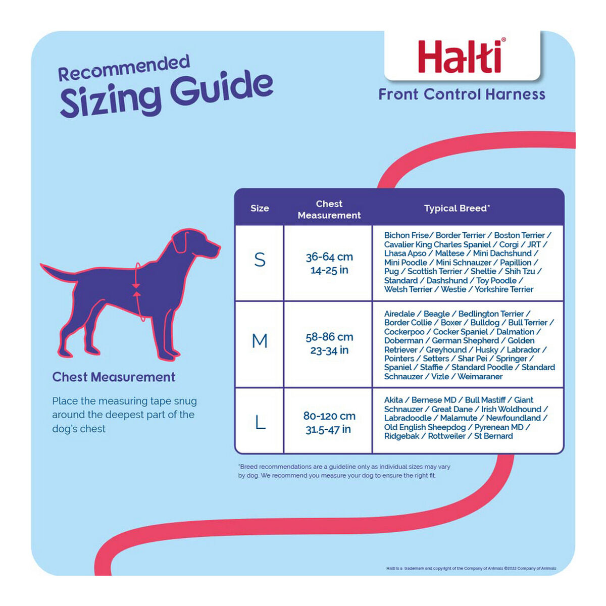 Dog Harness Company of Animals Halti Black/Red L (80-120 cm) Dog Harness Company of Animals Halti Black/Red L (80-120 cm)
