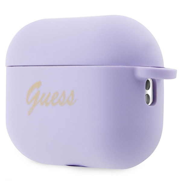 Guess GUAP2LSCHSU Apple AirPods Pro 2 purple Silicone Charm Heart Collection