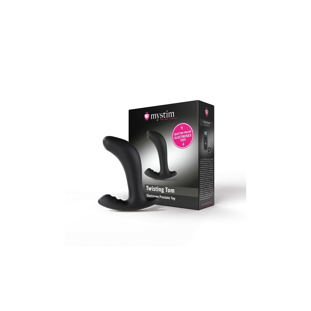 Twisting Tom Electrosex Prostate Stimulator Mystim MS46460 Black
