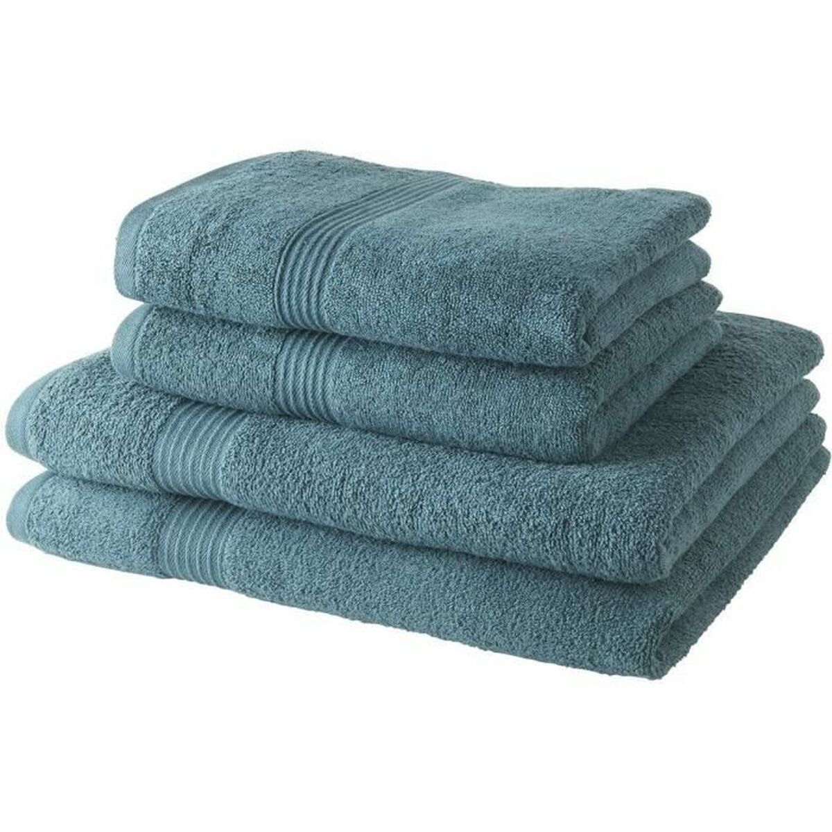 Towel set TODAY 4 Units Azul Océano