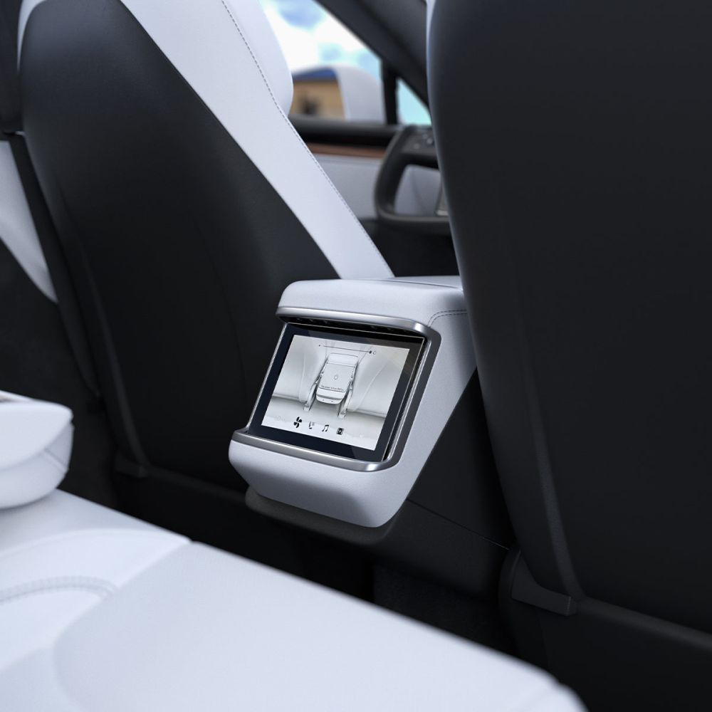 Spigen GLAS.tR Slim Tesla Model X 2022/Model S 2021 Black