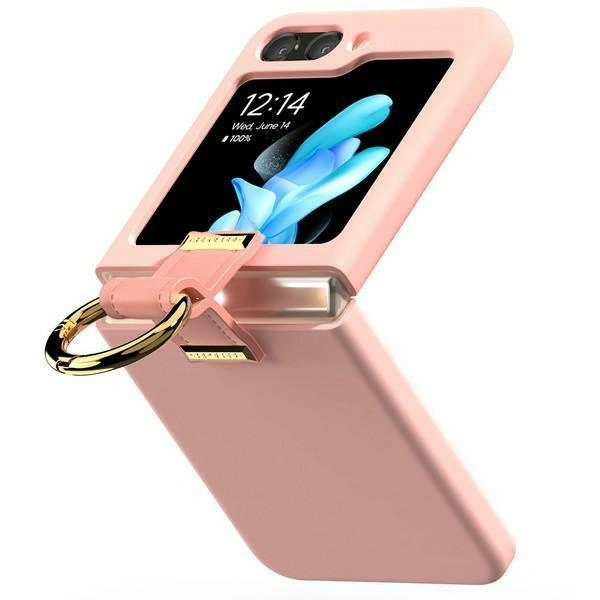 Etui Mercury Gold Ring do Samsung Galaxy Flip6 różowy