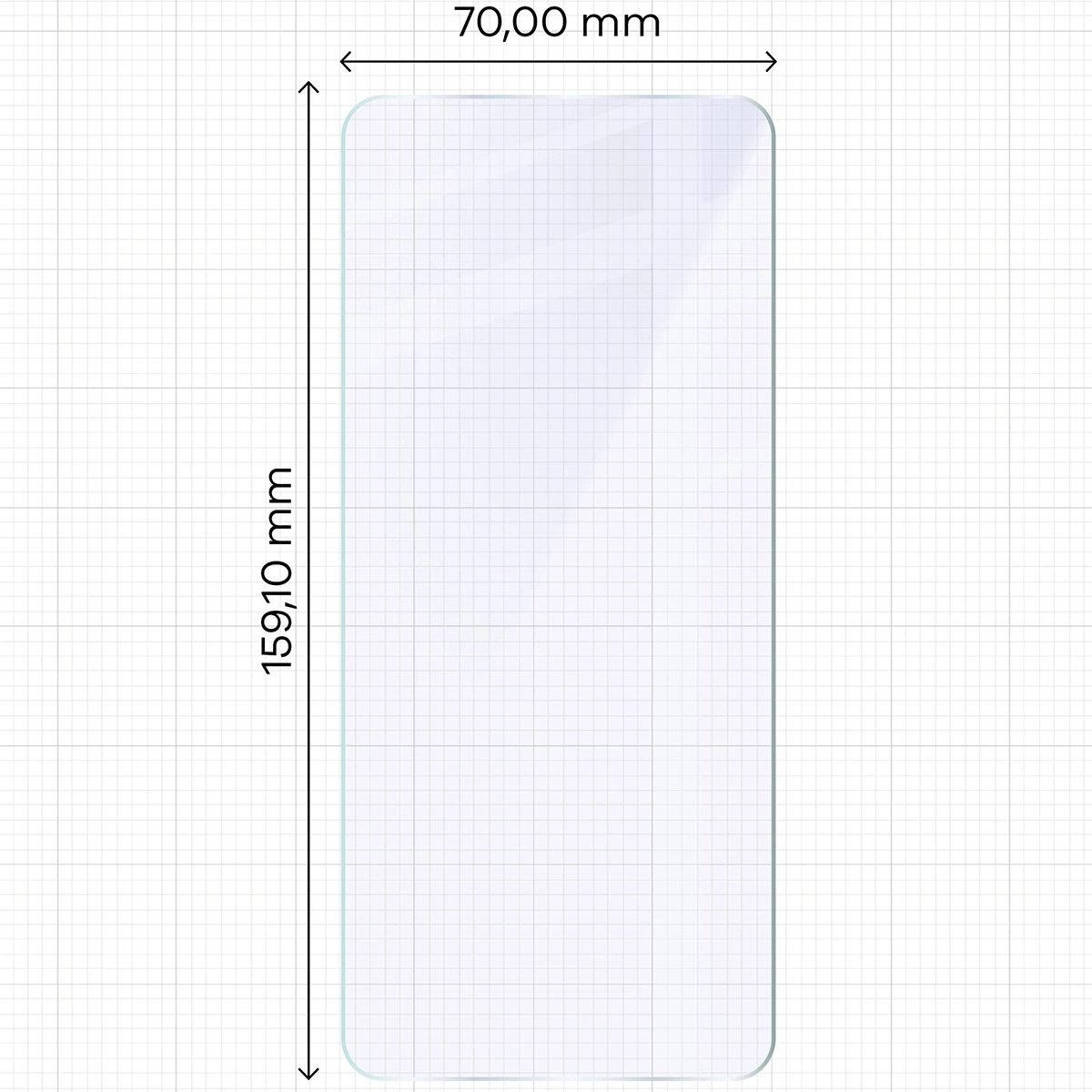 Elastyczne szkło hybrydowe Bizon Glass Mule do Vivo Y19s
