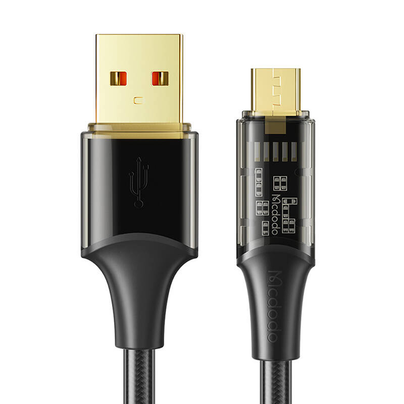 Mcdodo CA-2100 cable USB-A / microUSB, QC4, 3A, 1.2m (black)