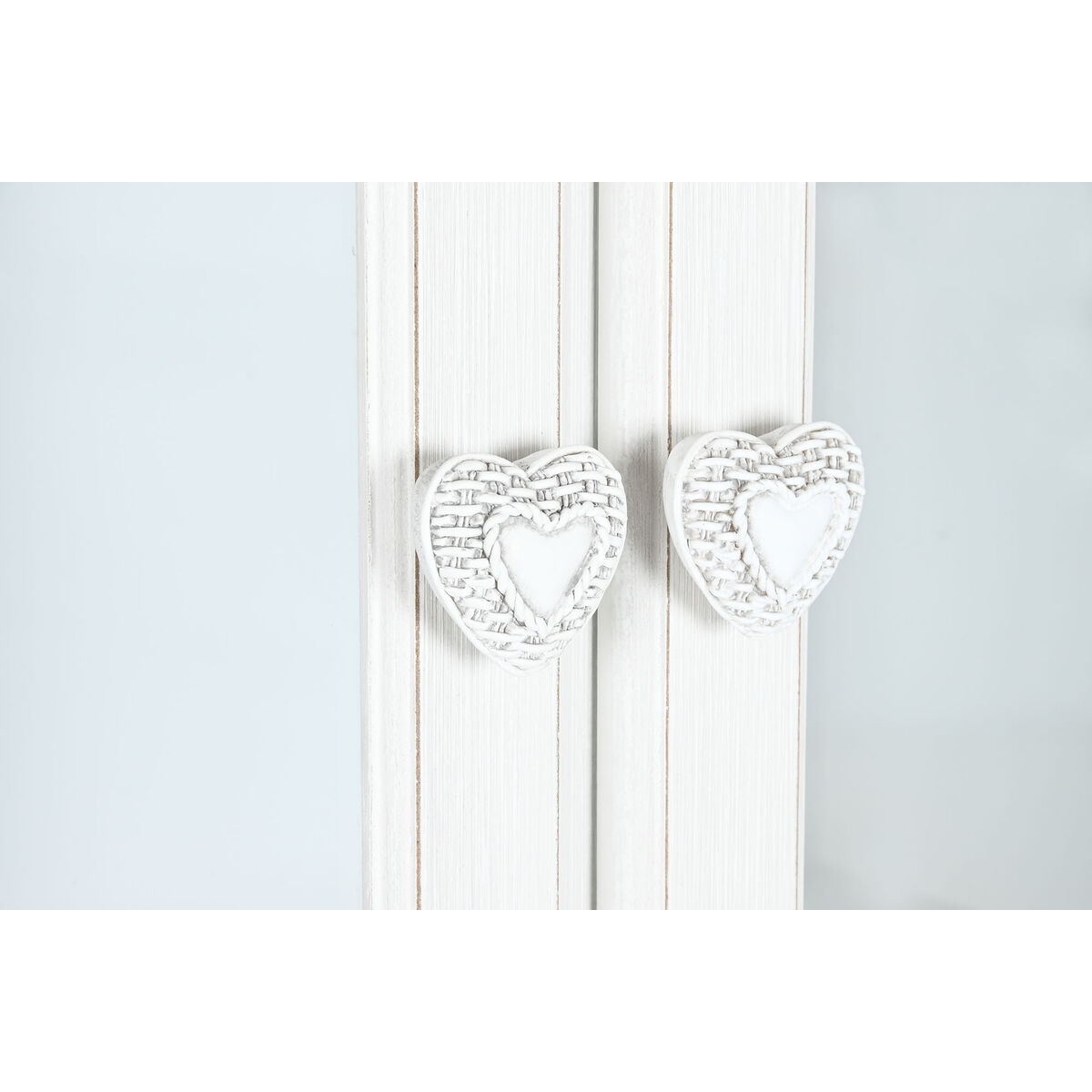 Display Stand Home ESPRIT White Wood Crystal 76 x 39 x 193 cm