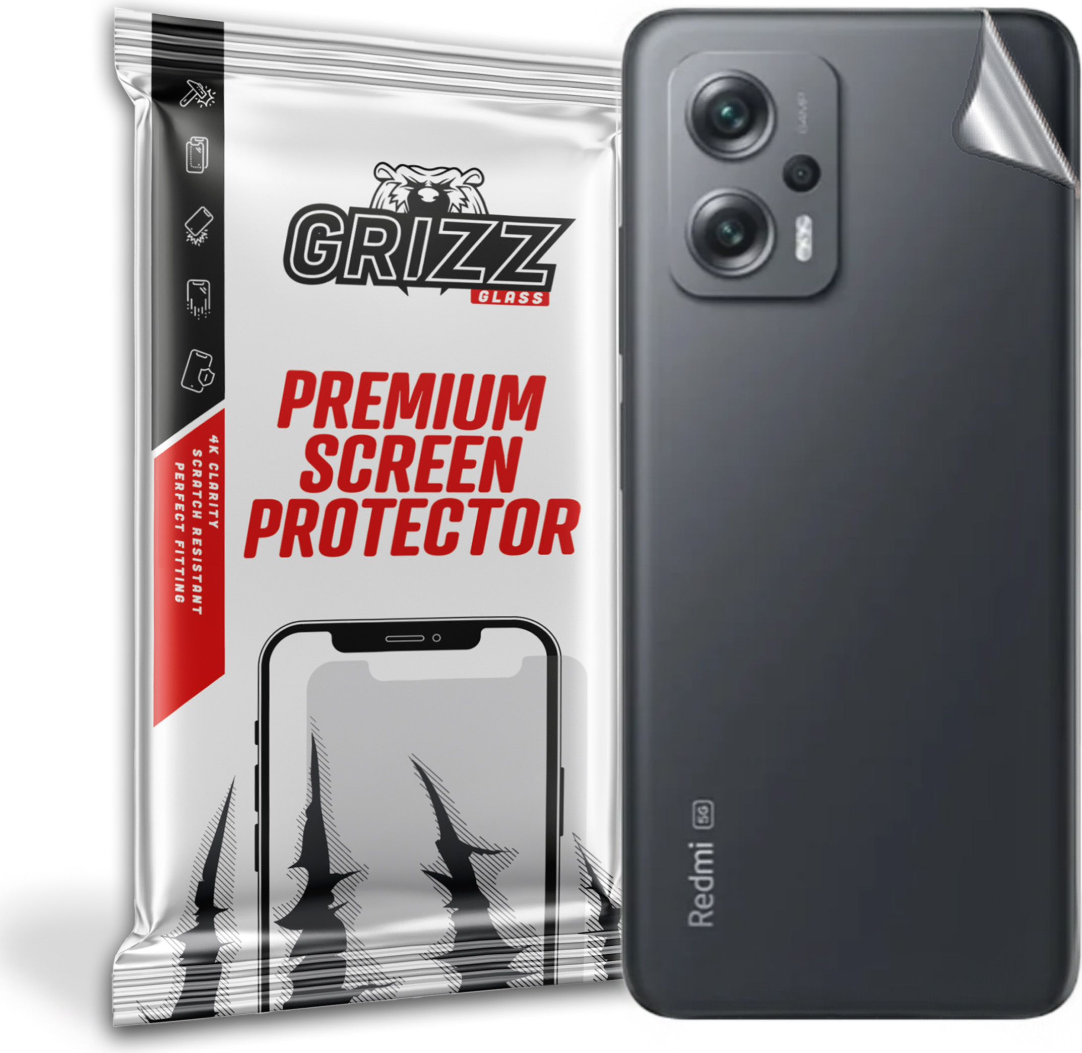 GrizzGlass SatinSkin Xiaomi Redmi Note 11T Pro