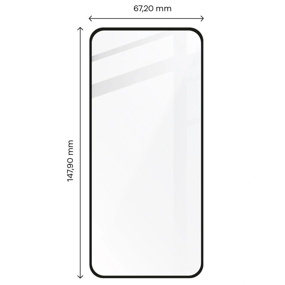 Bizon Glass Edge 3D tempered glass - [2 PACK] + lens protection Xiaomi 12 / 12X black