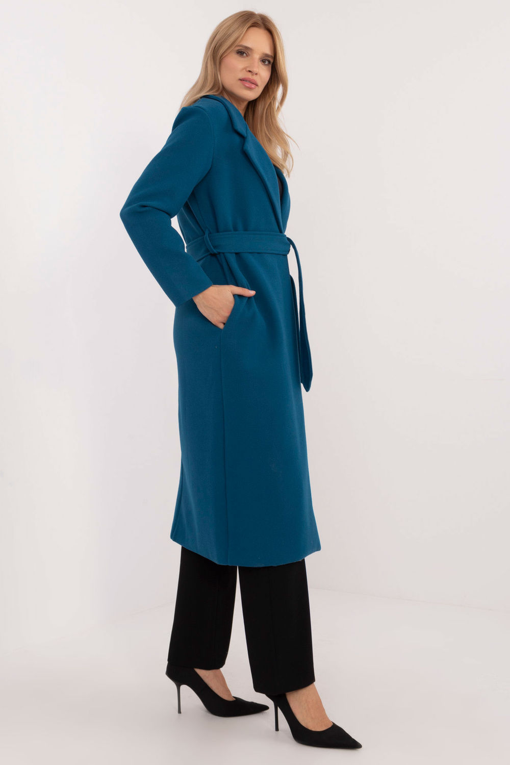  Coat model 202298 Och Bella  blue