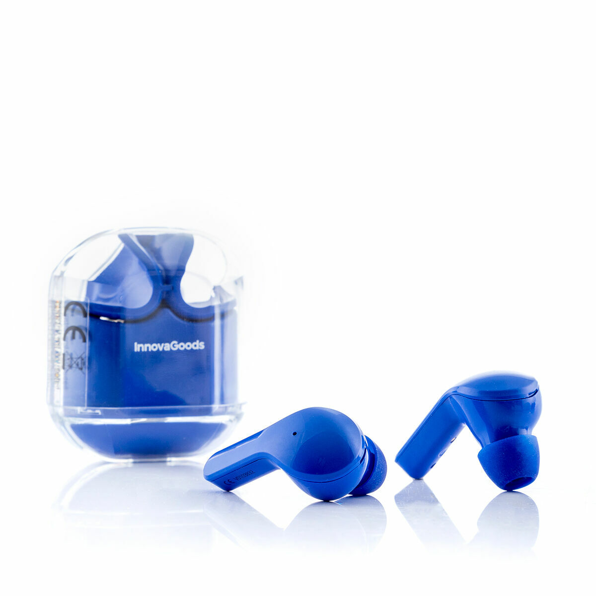 Wireless Headphones Blue InnovaGoods Wireless Headphones Blue InnovaGoods