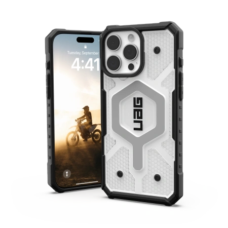 UAG Urban Armor Gear Pathfinder Clear MagSafe Apple iPhone 16 Pro Max MagSafe (ice/black)