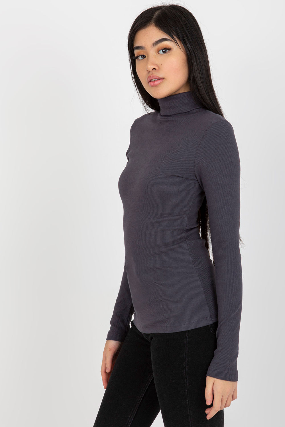  Turtleneck model 175091 Rue Paris  grey