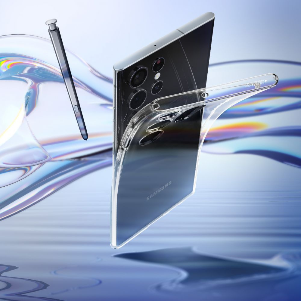 Etui Spigen Liquid Crystal Samsung Galaxy S22 Ultra Crystal Clear