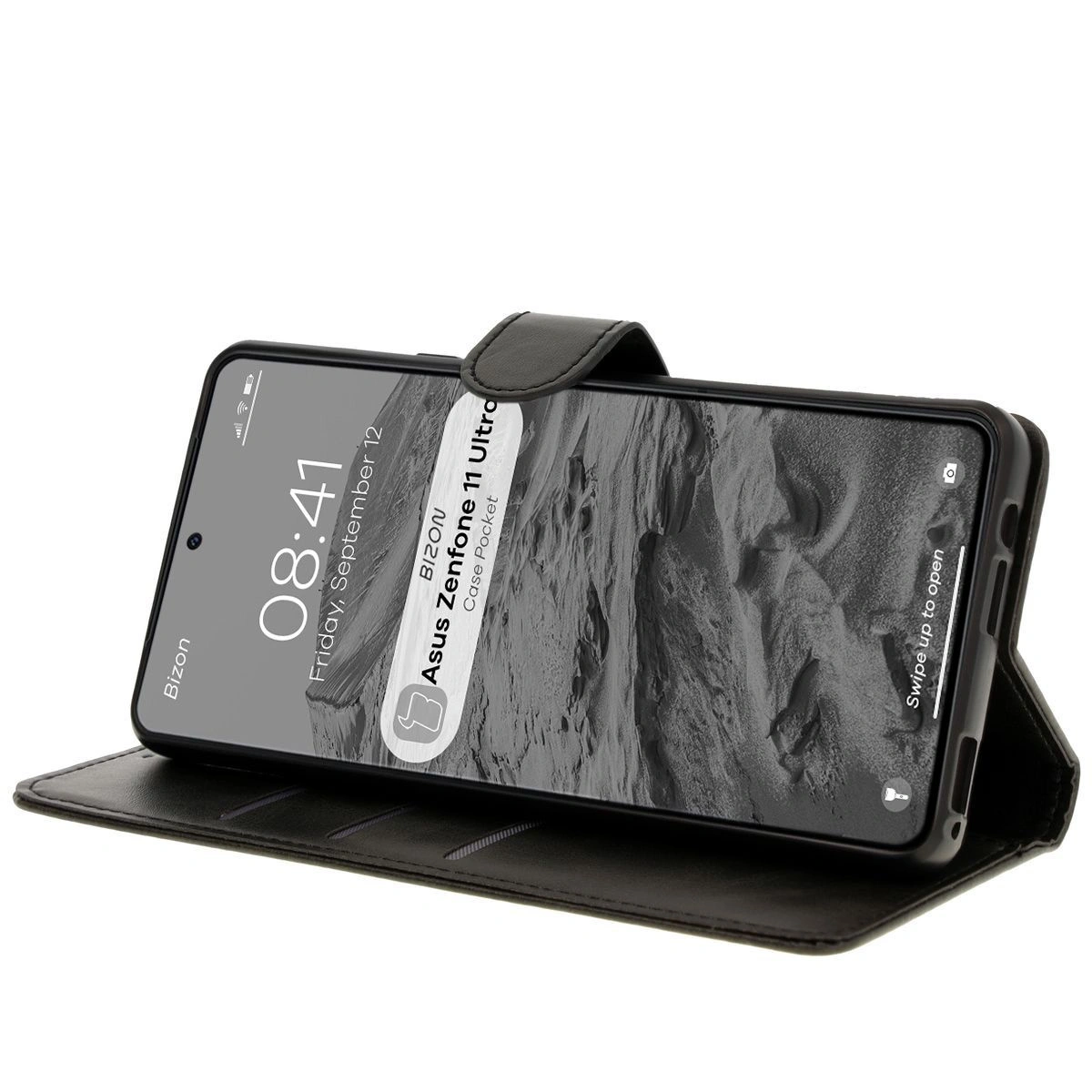 Bizon Case Pocket Asus Zenfone 11 Ultra black