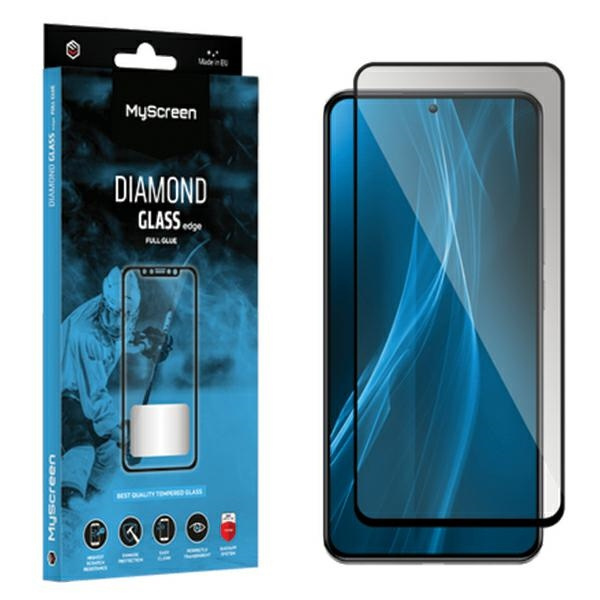 MyScreen Diamond Glass Edge Full Glue Xiaomi Poco X6 black