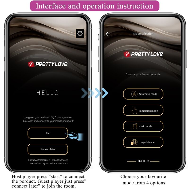 PRETTY LOVE - JEFFERSON APP CONTROLLED ANAL PLUG BLACK PRETTY LOVE - JEFFERSON APP CONTROLLED ANAL PLUG BLACK