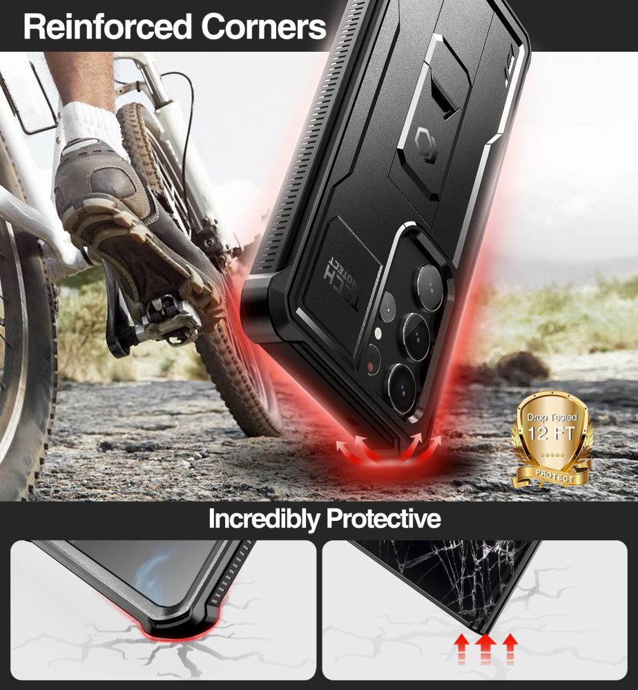 Tech-Protect Kevlar Pro Samsung Galaxy S23 Ultra Black