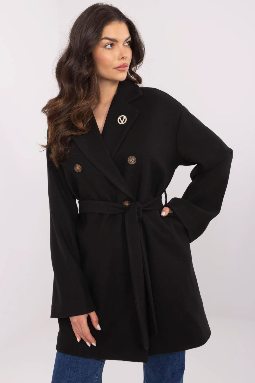  Coat model Och Bella  black