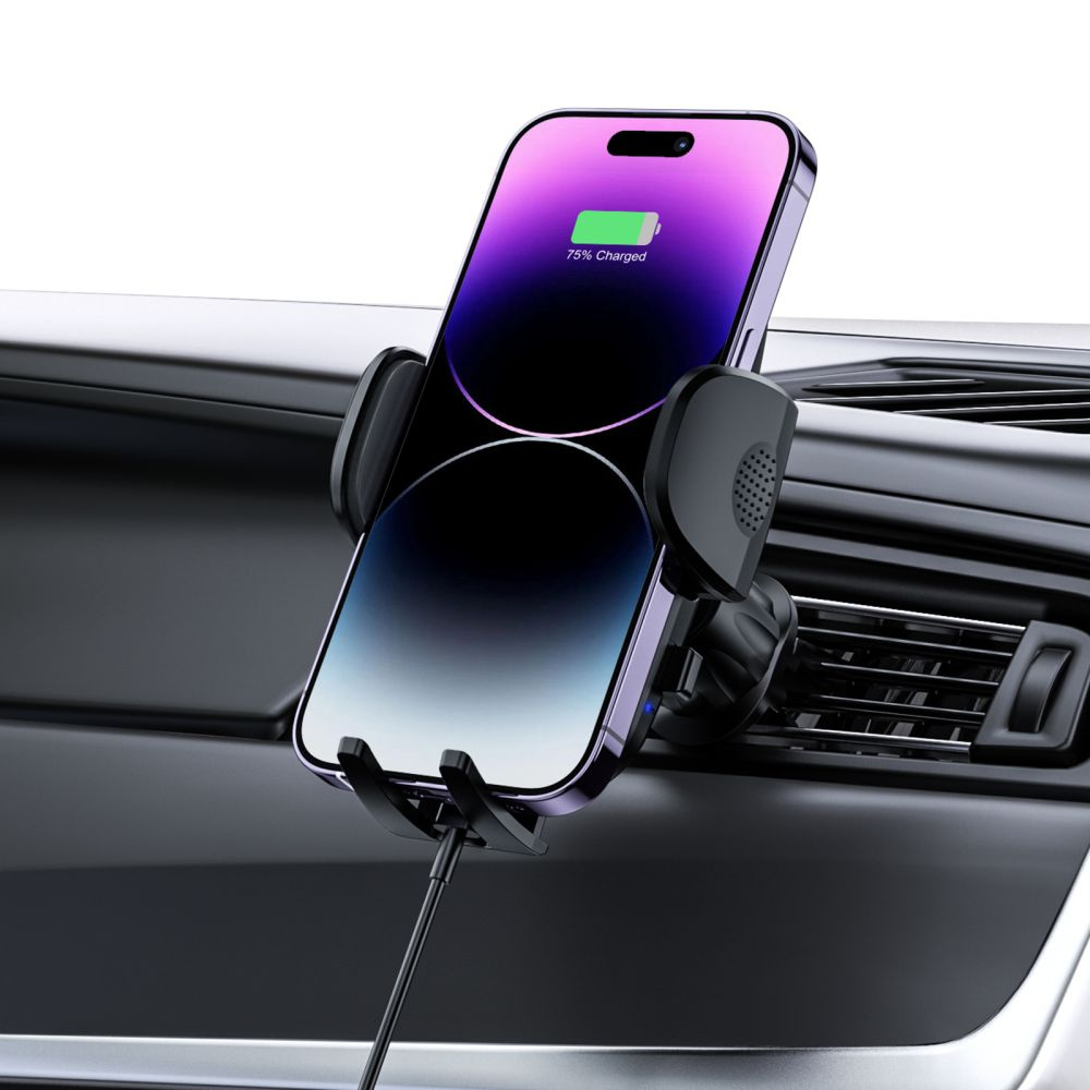 Tech-protect CM15W-V1 Dashboard & Vent Car Mount Wireless Charger 15W Black