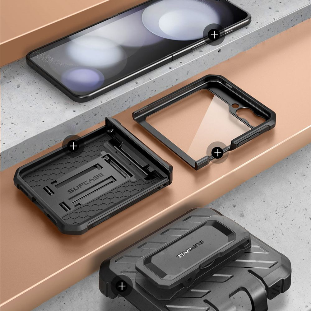 Supcase Unicorn Beetle Pro Samsung Galaxy Z Flip 6 Black
