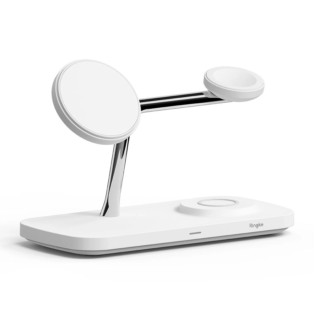 Ringke 3in1 Qi2 Magnetic Charger MagSafe Wireless Charger White