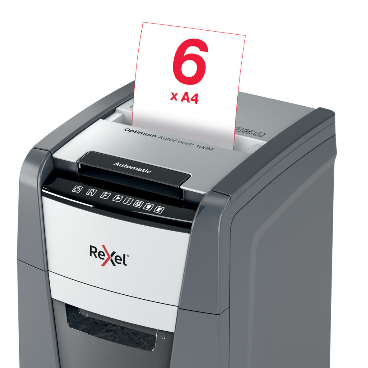 Micro-Cut Paper Shredder Rexel Optimum Auto+ 100M Micro-Cut Paper Shredder Rexel Optimum Auto+ 100M