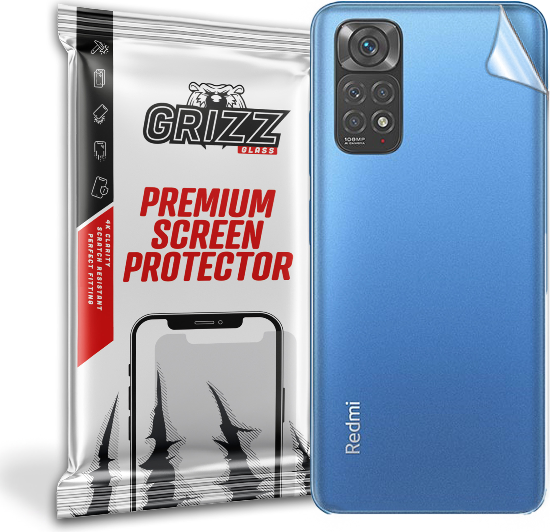 GrizzGlass SatinSkin Xiaomi Redmi Note 11S