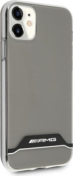 Mercedes AMG AMHCN61TCBW Apple iPhone 11 transparent hardcase Electroplate Black&White