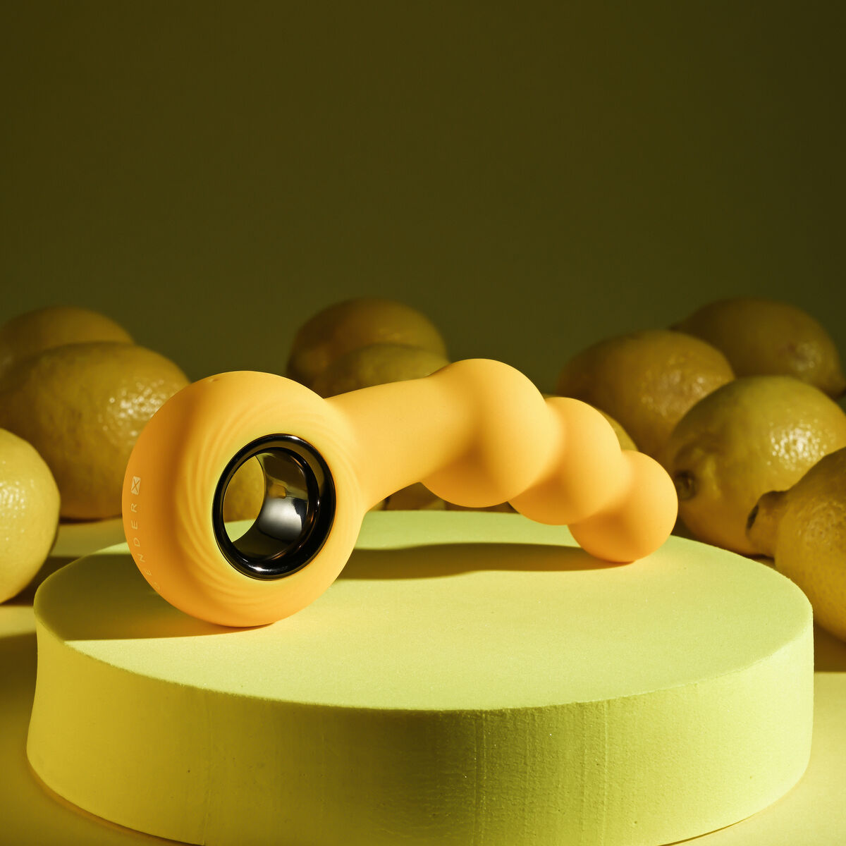 Vibrating Butt Plug Evolved Gender X Yellow Vibrating Butt Plug Evolved Gender X Yellow