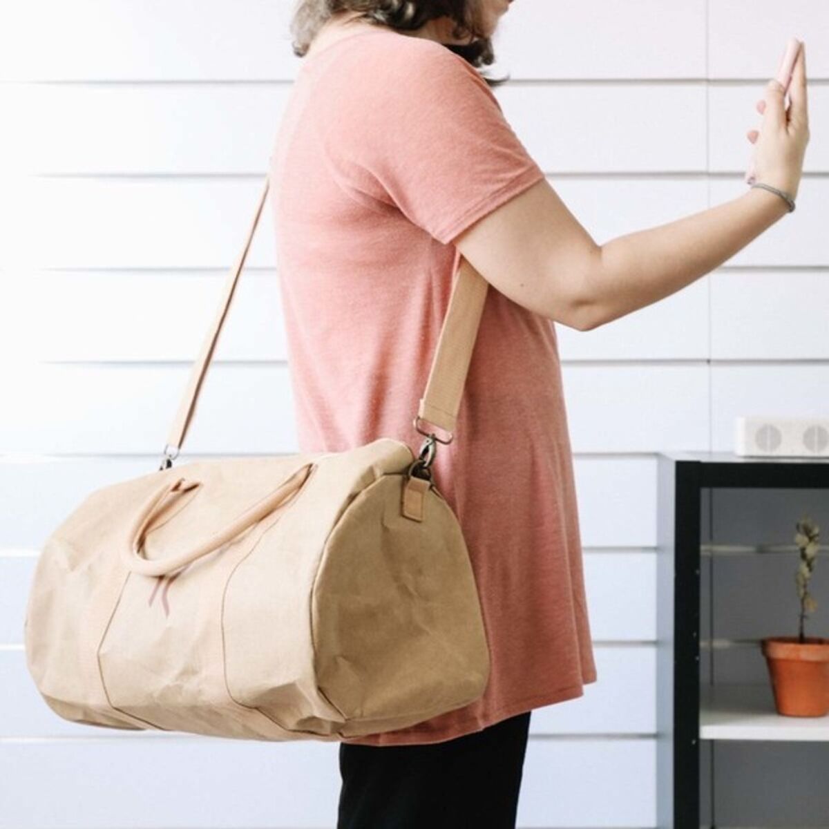 Sports Bag KSIX WeekendBag Eco-friendly kraft paper Brown