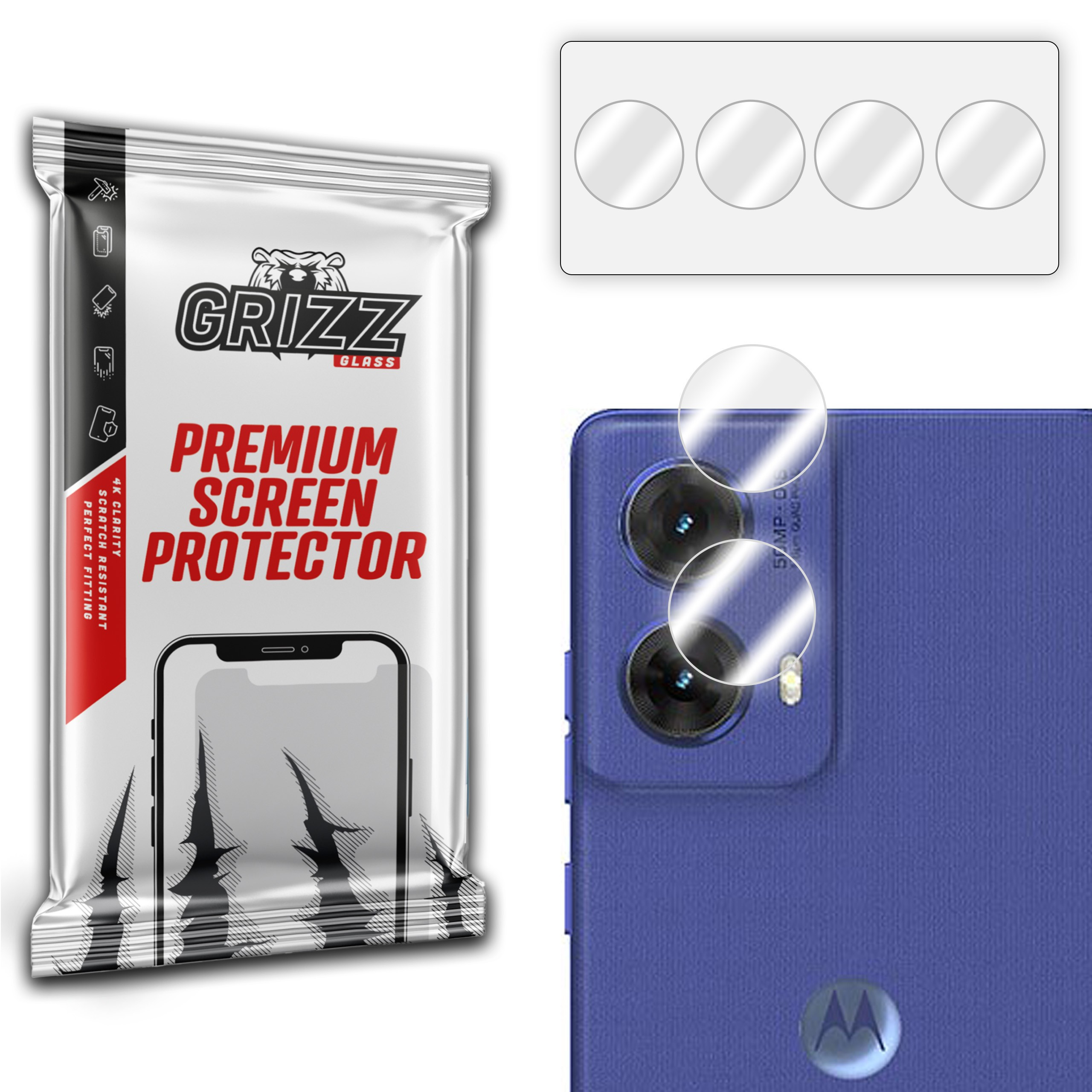 GrizzGlass HybridGlass Camera Motorola Moto G85