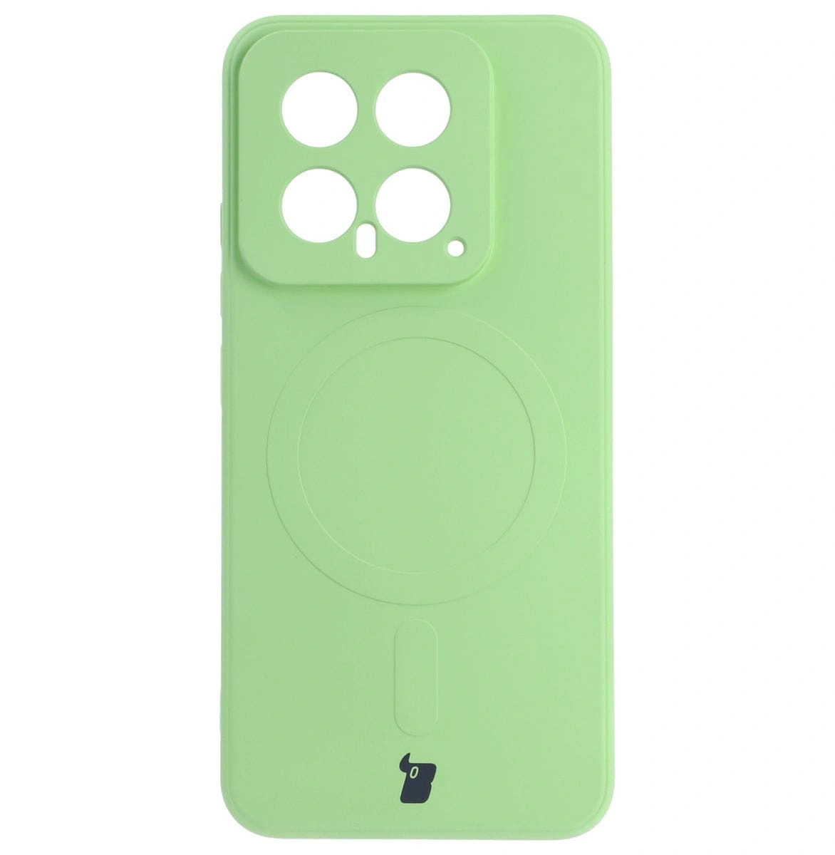 Bizon Case Silicone Magnetic Sq Xiaomi 14 light green
