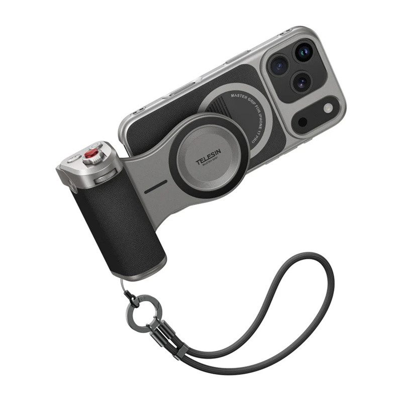 Uchwyt TELESIN Master Grip do Apple iPhone 17 Pro zestaw standardowy
